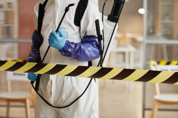 Professional Biohazard technician working in Piñon Hills, CA